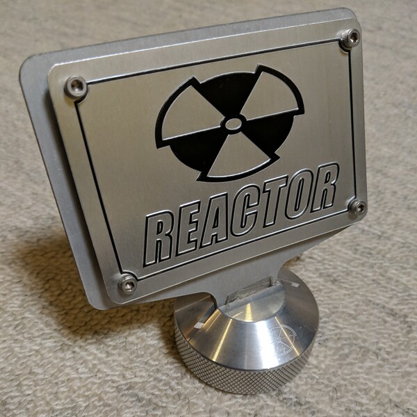 REACTOR リアクター メタル ロゴディスプレイ サインプレート 時計 サーフィン