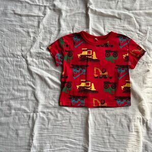 新品未使用 働く車 車 カットソー Tシャツ 半袖 韓国こども服風 90 95