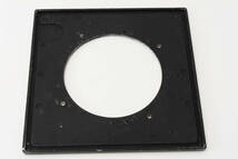 ★実用品★ Sinar ジナー レンズボード 穴の直径は約82ｍｍです 60size 1903243_画像2