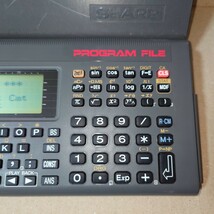 【動作良好】SHARP シャープ ポケットコンピューター ポケコン PC-E200 スライドケース付き プログラミング Z80 アセンブリ_画像4