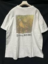 80s USA製 BANANA REPUBLIC バナナリパブリック 鳥 Tシャツ L XL (O-4-28)_画像1