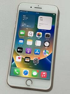 SIMフリー iPhone8 Plus 64GB Gold シムフリー アイフォン8 プラス ゴールド 金 au docomo softbank UQ 本体 SIMロックなし A1898 MQ9M2J/A