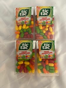 tic tac ティックタック 4点fruit adventure フルーツアドベンチャー　アメリカ菓子 asmr モッパン