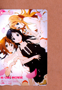 ■K-ON！MOVIE■A73　Animage　 図書カード500円　