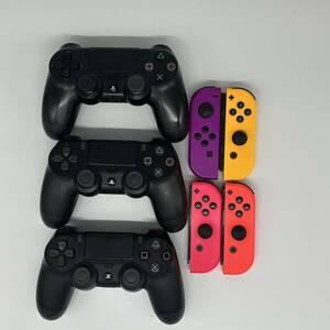 【ジャンク】　SONY PS4コントローラー Nintendo Joy-Con CUH-ZCT2J CUH-ZCT1J デュアルショック　Switch まとめ　7個セット