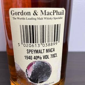 1円～ 超レア！スペイモルト フロム マッカラン ゴードン&マクファイル マッカラン 61年 1940 - 2001 GM SPEYMALT MACALLANの画像4