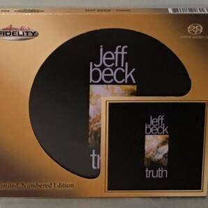高音質SACD / JEFF BECK ジェフ・ベック / TRUTH   US盤高音質ハイブリッドSACD  スリップケース付 シリアルナンバー入りの画像1