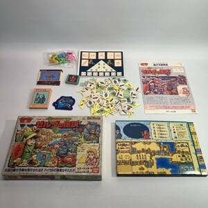 *1 jpy ~ Zelda. legend board game Bandai party Joy 61 BANDAI that time thing rare goods present condition goods link ga non instructions equipped 