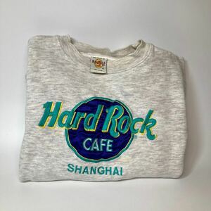 HARD ROCK CAFE スウェット　トレーナー ビンテージ サイズS 裏起毛 シミ　スレ　現状品　レディース