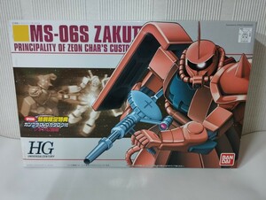 ★　HGUC　シャア専用ザク　特別限定特典ガンプラDVDカタログ付　ジオン公国編　★