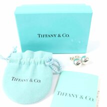 美品△TIFFANY&Co. ティファニー SV925 ハードウェア ボールピアス 両耳用 ピアス シルバー 重量4.7g レディース 大人可愛い_画像2