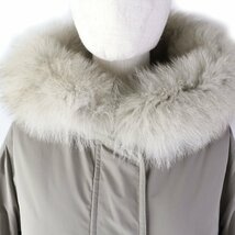 極美品☆ウールリッチ 定価151800円 WWCPS2653D KEYSTONE PARKA フォックスファー・フード付 ダウンコート グレー S 正規品 レディース_画像4