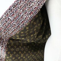 極美品◎LOUIS VUITTON ルイヴィトン 21AW 裏モノグラム イカリ金ボタン ロング丈 ツイード コート マルチ 34 仏製 正規品 レディース_画像5