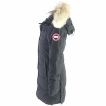 良品□CANADA GOOSE カナダグース 2302JL MACKENZIE PARKA ラクーンファー フーデッド WZIP ダウンコート ブラック S カナダ製 正規品_画像2