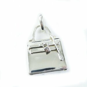 極美品◎HERMES エルメス アミュレット ケリー SV925 ネックレストップ／ ペンダントトップ シルバー フランス製 重量10.5g レディース