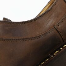 良品●Paraboot パラブーツ Avignon アヴィニョン スプリットトゥ レザーシューズ ダークブラウン 5 フランス製_画像10