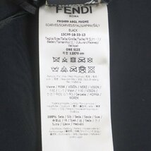 未使用品▼FENDI フェンディ FNG489 裏地シルク100% 毛皮 ティペット 付け襟 ショール ブラック 保存袋付 イタリア製 正規品 レディース_画像9