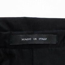 美品●EMPORIO ARMANI エンポリオ アルマーニ 黒タグ ロングコート トレンチコート ブラック 54 イタリア製 正規品 メンズ_画像7
