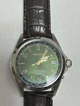 セイコー　SEIKO アルピニスト Alpinist 6R15-00E0 メンズ 腕時計 グリーン系文字盤 ケース外径約:39mm ジャンク品　現状販売_画像2