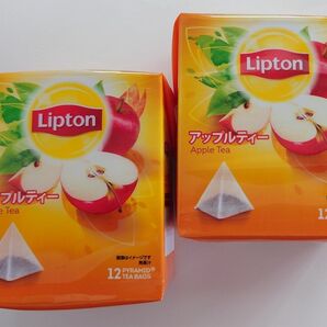 リプトン　Lipton アップルティーバッグ　12袋入り　２個セット A604