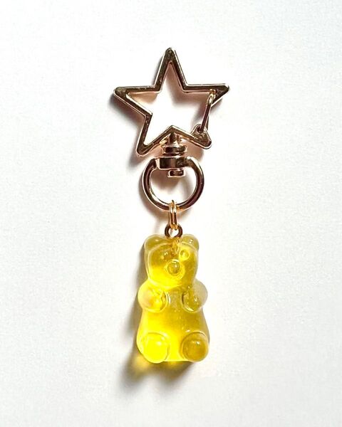 no262 グミベアキーホルダー ハンドメイド