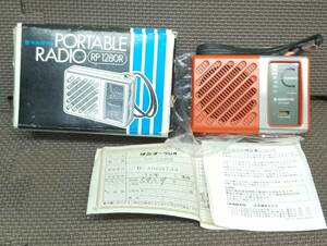  Sanyo /SANYO: portable radio RP 1280R operation goods 