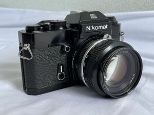 フィルムカメラ Nikomat EL レンズ 一眼レフ ニコン Nikon 50mm 1:1.4 マニュアル NIKKOR ニコマート ブラック ボディ 