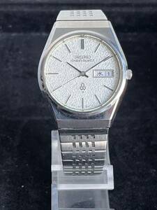 腕時計 SEIKO セイコー 4843-8050 メンズ クォーツ グランドクォーツ GRAND QUARTZ デイト シルバー文字盤 