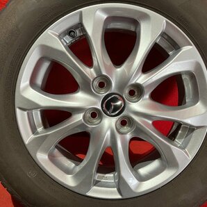 【送料無料】中古 マツダ マツダ2/デミオ純正185/65R15 15x5.5+40 100-4H タイヤ＆ホイール４本SET【47138778】の画像2