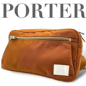 【美品】PORTER ポーター LIFT リフト ウエストバック ボディバッグ