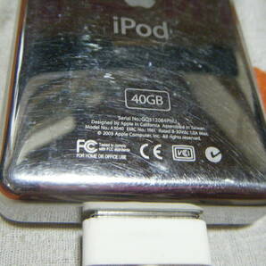 ●iPod (classic)第三世代  A1040  40GB  ジャンク●の画像4