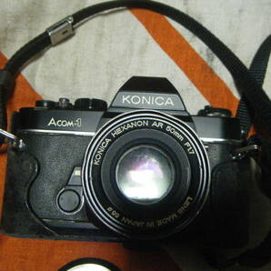  ●カメラ コニカKONIKA ACOM-1 / レンズ KONIKA HEXANON 50mm ジャンク●の画像2