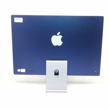 Apple iMac 24インチ M1 2021 MGPL3J/A Apple M1/8GB/SSD512GB/Mac OS Ventura/ブルー【同梱不可】_画像2