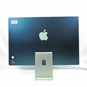 Apple iMac 24インチ M1 2021 MJV83J/A Apple M1/8GB/SSD256GB/Mac OS Ventura/グリーン【同梱不可】の画像2