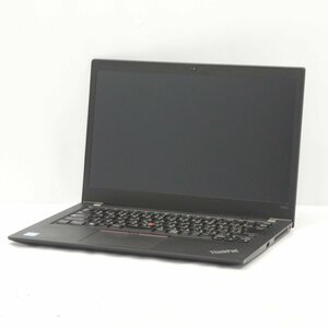 1円～【ジャンク】Lenovo ThinkPad T480s Core i5-8250U 1.6GHz/8GB/SSD256GB/14インチ/OS無【栃木出荷】