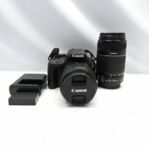 １円～ CANON EOS Kiss X7 ダブルズームキット 18-55/55-250mm【栃木出荷】