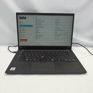 【ジャンク】Lenovo ThinkPad X1 Carbon Gen8 ore i5-10210U 1.6GHz/16GB/SSD256GB/14インチ/OS無【栃木出荷】