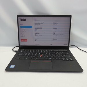 1円～【ジャンク】Lenovo ThinkPad X1 Carbon Core i5-8365U 1.6GHz/8GB/SSD256GB/14インチ/OS無【栃木出荷】