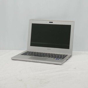 1円～ SONY VAIO SVT11119FJS Core i5-3317U 1.7GHz/4GB/HDD500GB+SSD32GB/12インチ/OS無/動作未確認/AC無【栃木出荷】