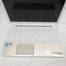 TOSHIBA DynaBook T554/45KG Core i3-4005U 1.7GHz/4GB/HDD750GB/DVDマルチ/15インチ/OS無/動作未確認【栃木出荷】_画像3