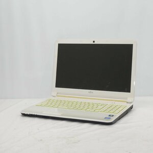 1円～ FUJITSU LIFEBOOK AH54/G Core i5-2450M 2.5GHz/4GB/HDD640GB/DVDマルチ/15インチ/OS無/動作未確認/AC無【栃木出荷】