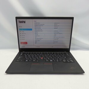 1円～【ジャンク】Lenovo ThinkPad X1 Carbon 2019 Core i5-8365U 1.6GHz/8GB/SSD256GB/14インチ/OS無【栃木出荷】