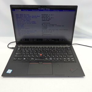 1円～【ジャンク】Lenovo ThinkPad X1 Carbon Core i7-8550U 1.8GHz/16GB/SSD256GB/14インチ/OS無【栃木出荷】