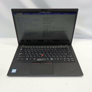 1円～【ジャンク】Lenovo ThinkPad X1 Carbon Core i7-8550U 1.8GHz/16GB/SSD256GB/14インチ/OS無【栃木出荷】