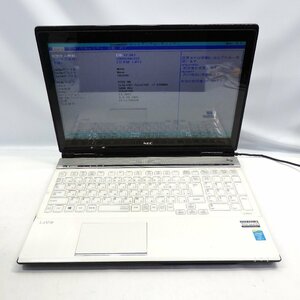 【ジャンク】NEC Lavie LL750/S Core i7-4700MQ 2.4GHz/8GB/ストレージ無/Blu-ray/15インチ【栃木出荷】