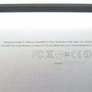 1円～Apple MacBook Pro 15インチ Mid 2012 Core i7-3615QM 2.3GHz/4GB/HDD500GB/DVDマルチ/OS無/動作未確認/AC無【大阪出荷】の画像5