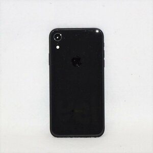 1円～【ジャンク】Apple SoftBank iPhoneXR 256GB MT0V2J/A ブラック SIMロック解除済【栃木出荷】