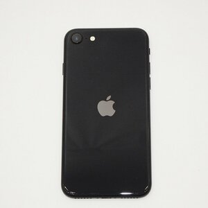 【ジャンク】Apple au iPhone SE 第2世代 64GB MHGP3J/A ブラック SIMロック解除済 バッテリー残量77%【栃木出荷】