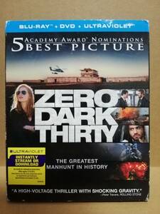 ZERO DARK THIRTY　輸入版ブルーレイ（邦題：ゼロ・ダーク・サーティ）ブルーレイ&DVD＋ULTRAVIOLET 2枚組