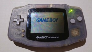 任天堂 ゲームボーイアドバンス GBA 本体 ミルキーブルー 動作確認済